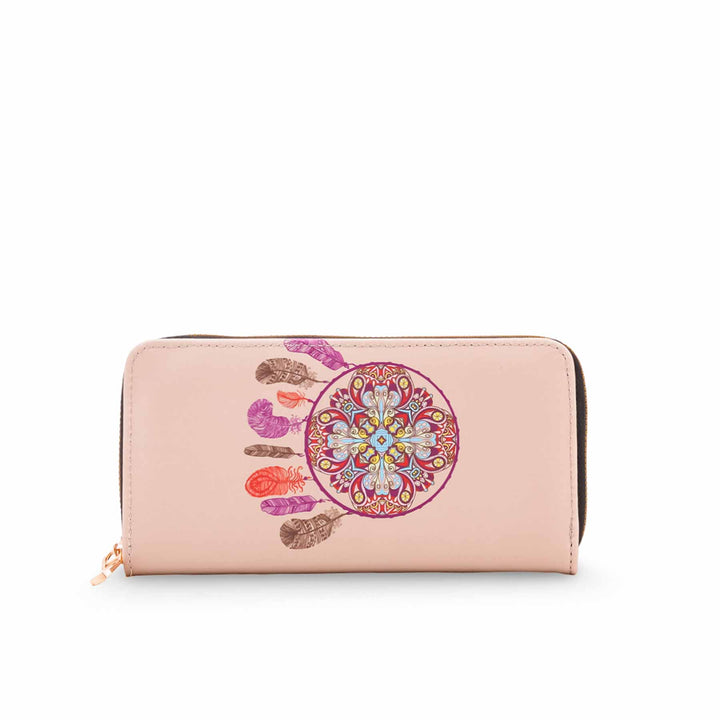 Beige Casual Wallet For Ladies P71184