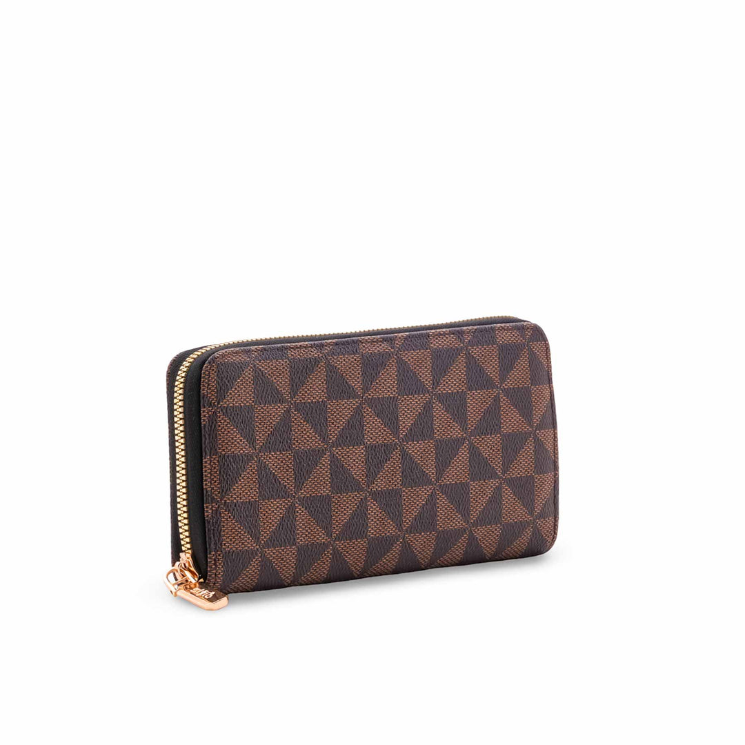 Brown Casual Wallet For Ladies P71186