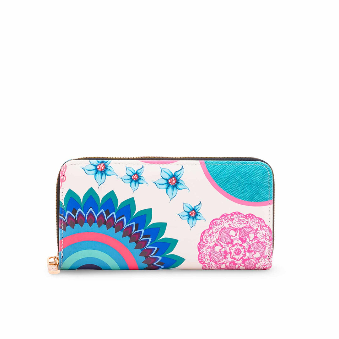 White Casual Wallet For Ladies P71187