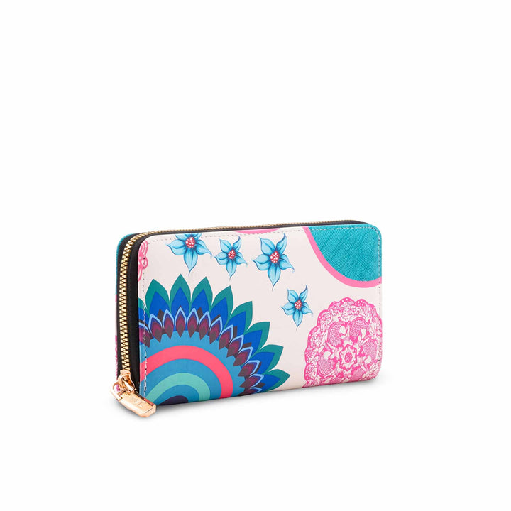 White Casual Wallet For Ladies P71187