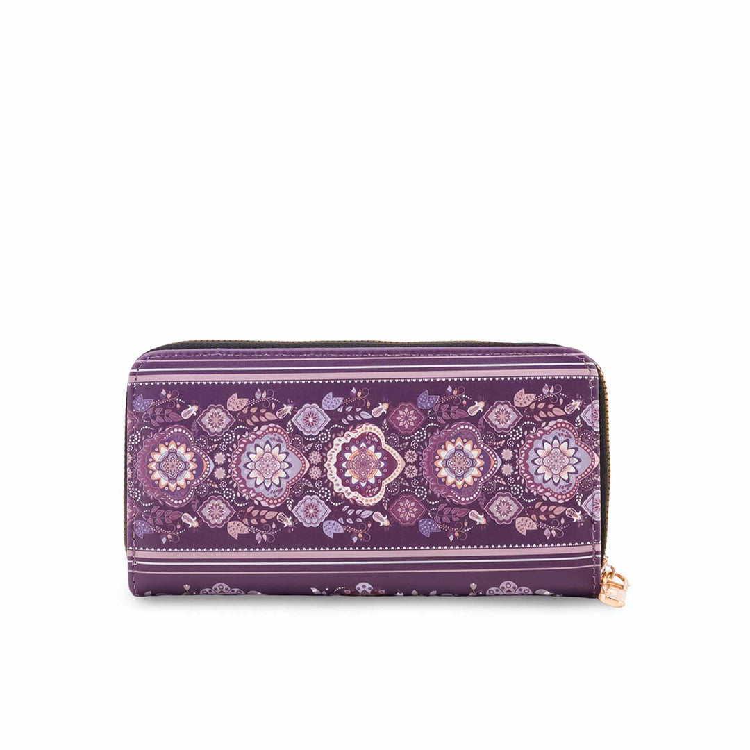 Purple Casual Wallet For Ladies P71187