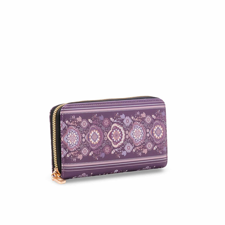 Purple Casual Wallet For Ladies P71187