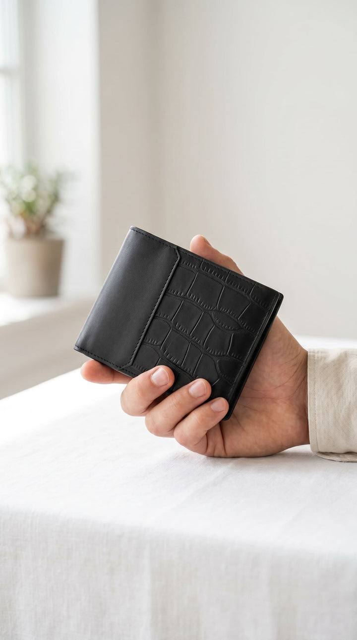 Black Casual Wallet For Men P71191