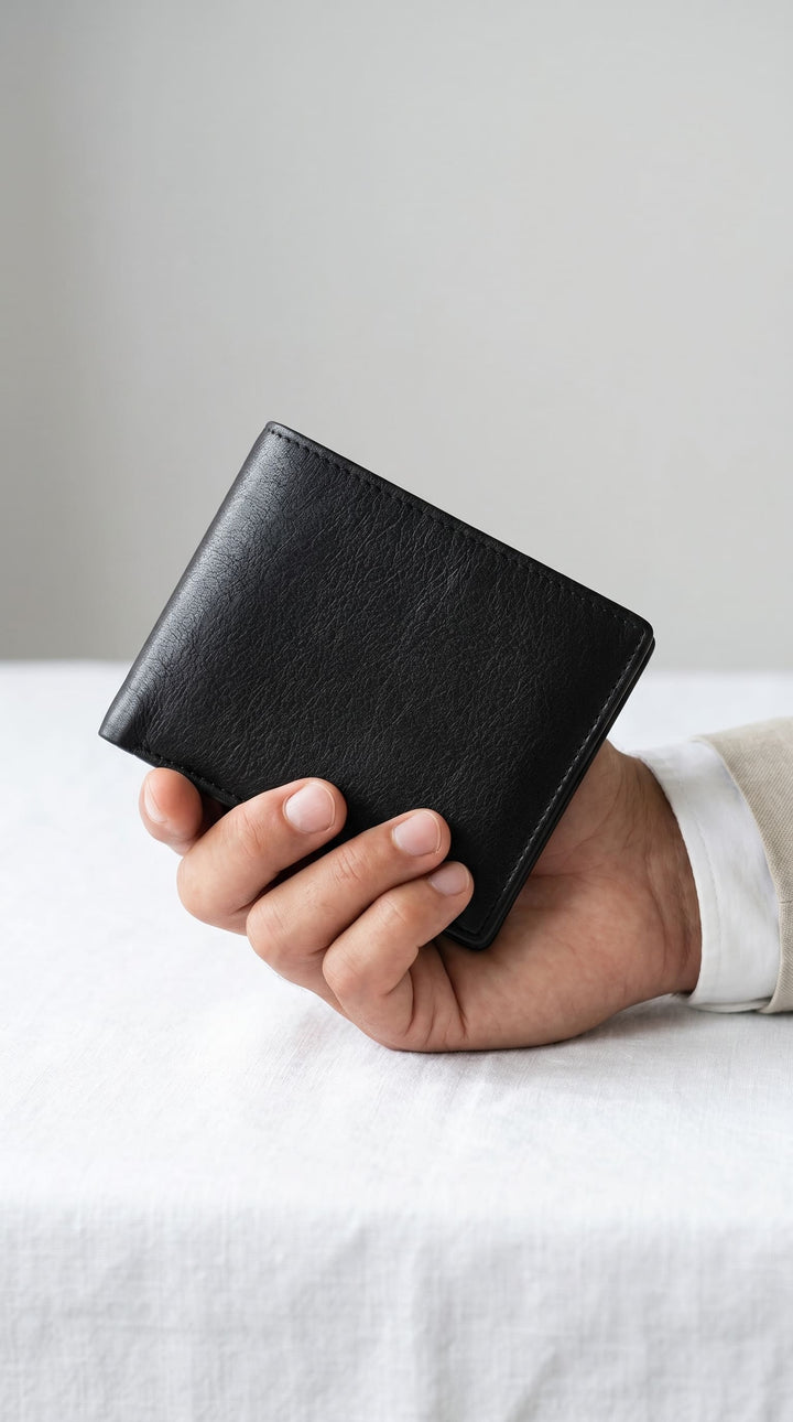 Black Casual Wallet For Men P71192