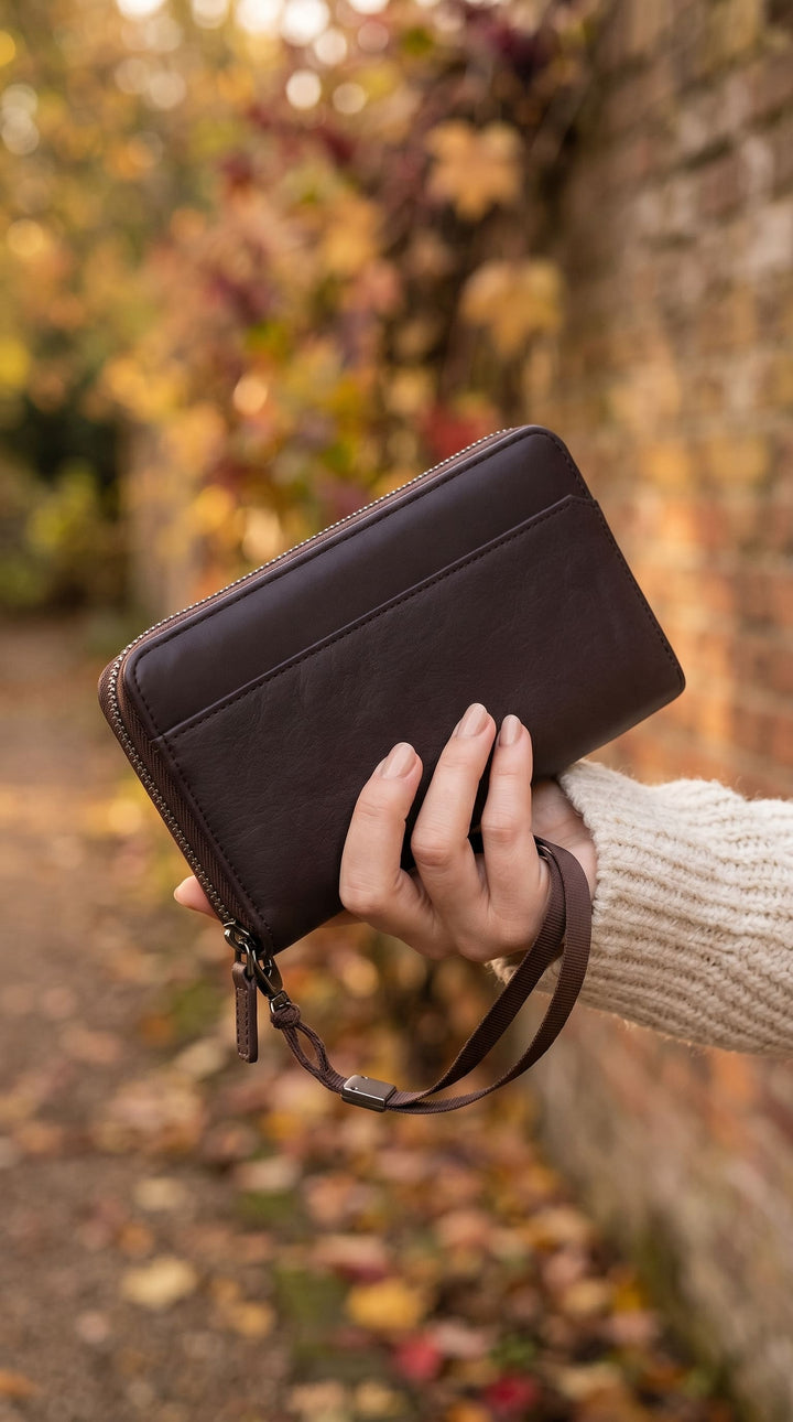 Coffee Casual Wallet For Ladies P71196