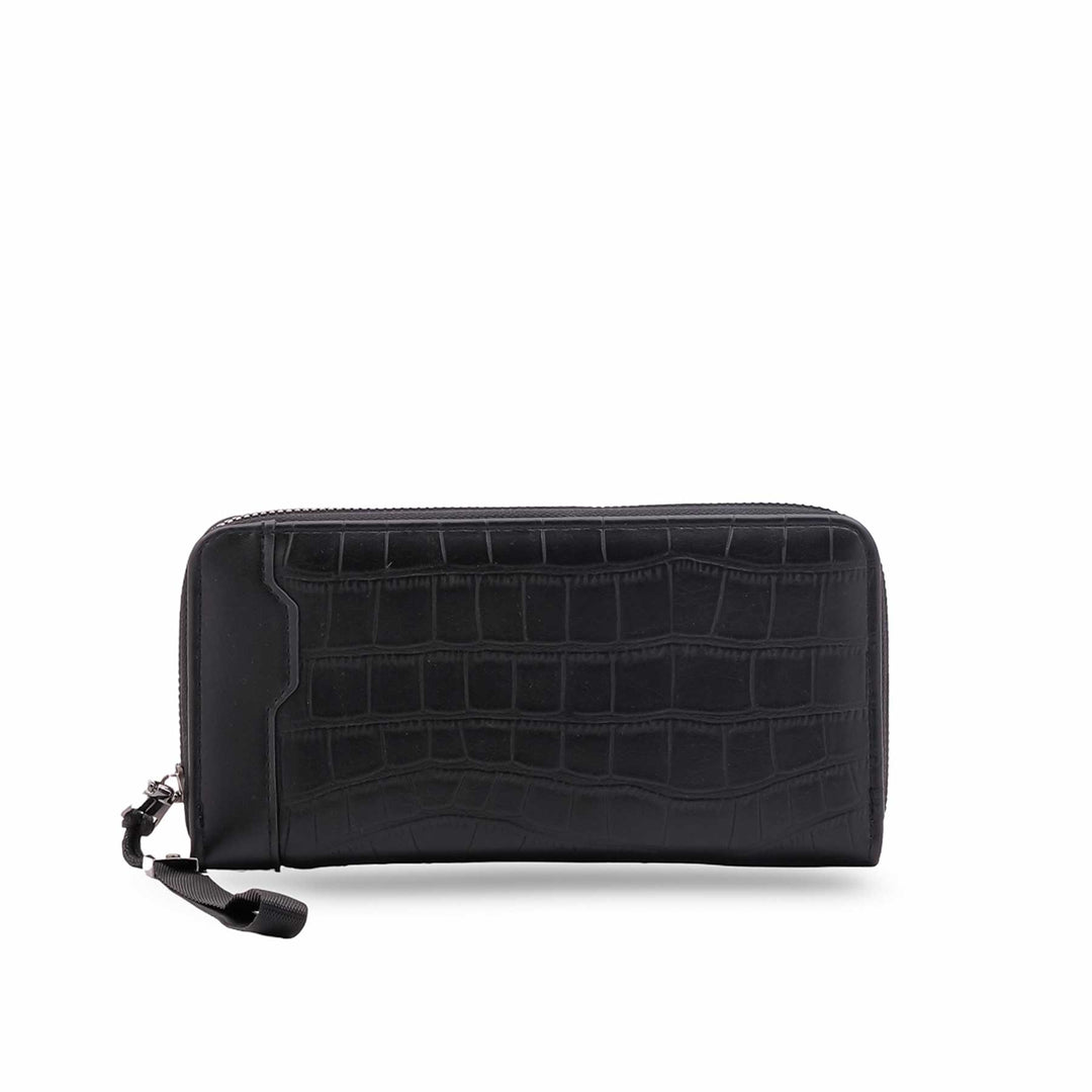 Black Casual Wallet For Ladies P71197