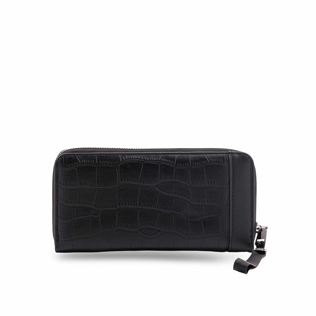 Black Casual Wallet For Ladies P71197