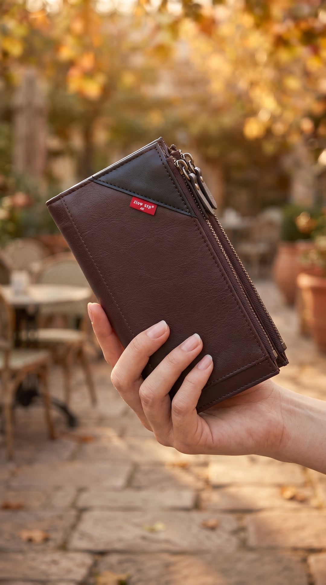 Brown Casual Wallet For Ladies P71198
