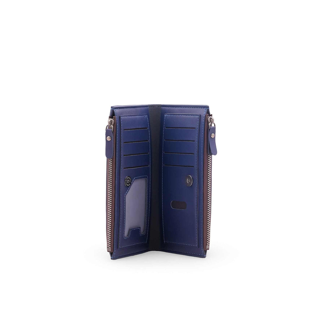 Blue Casual Wallet For Ladies P71198
