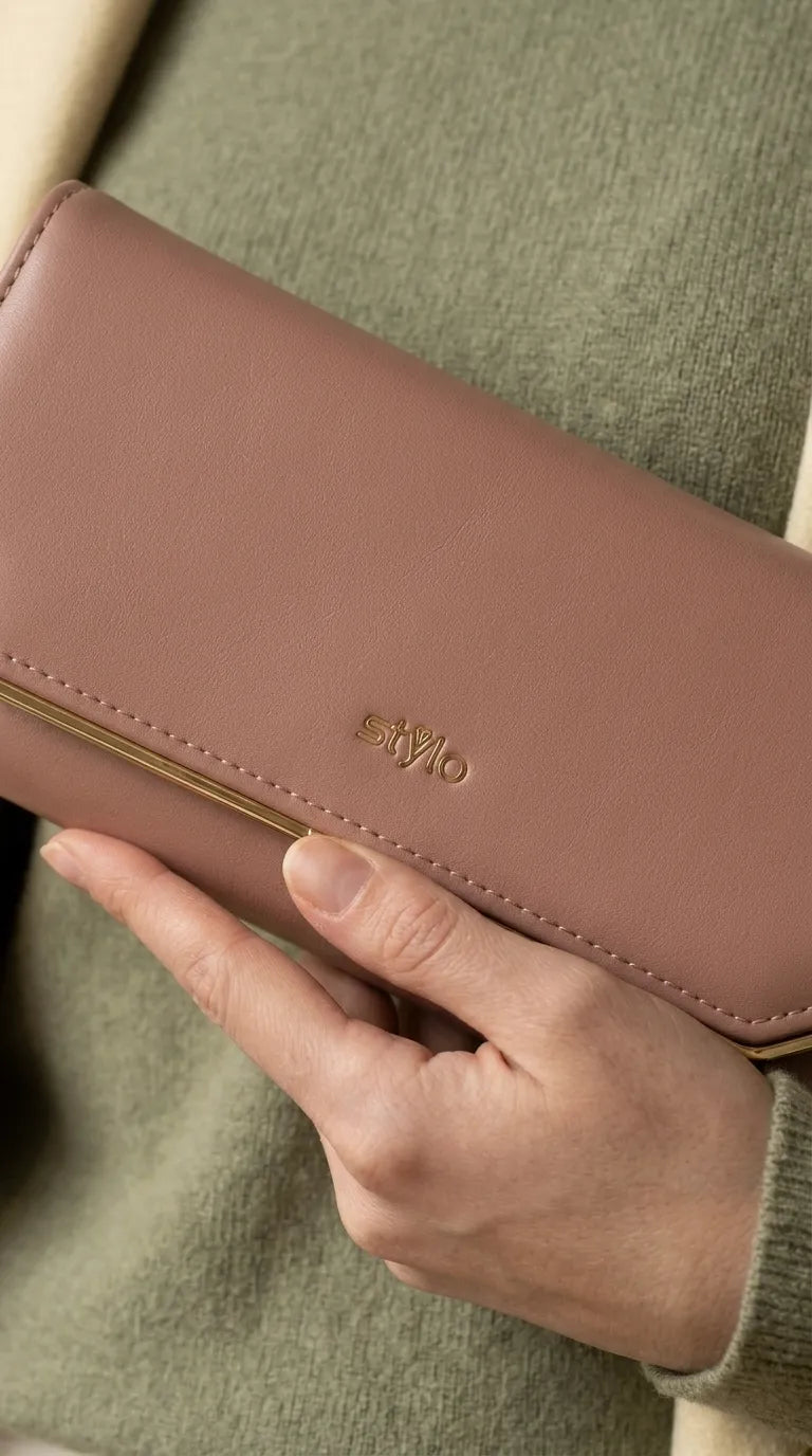 Pink Formal Wallet For Women P71232