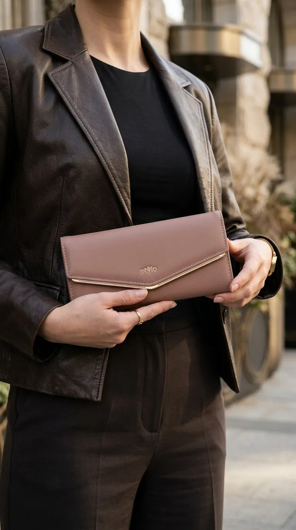 Pink Formal Wallet For Women P71234