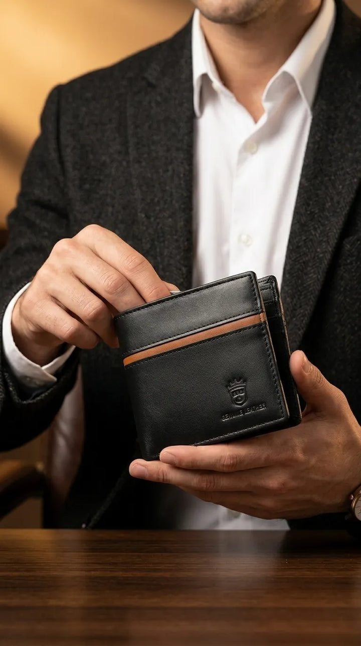 Casual Leather Wallet For Men P7410301