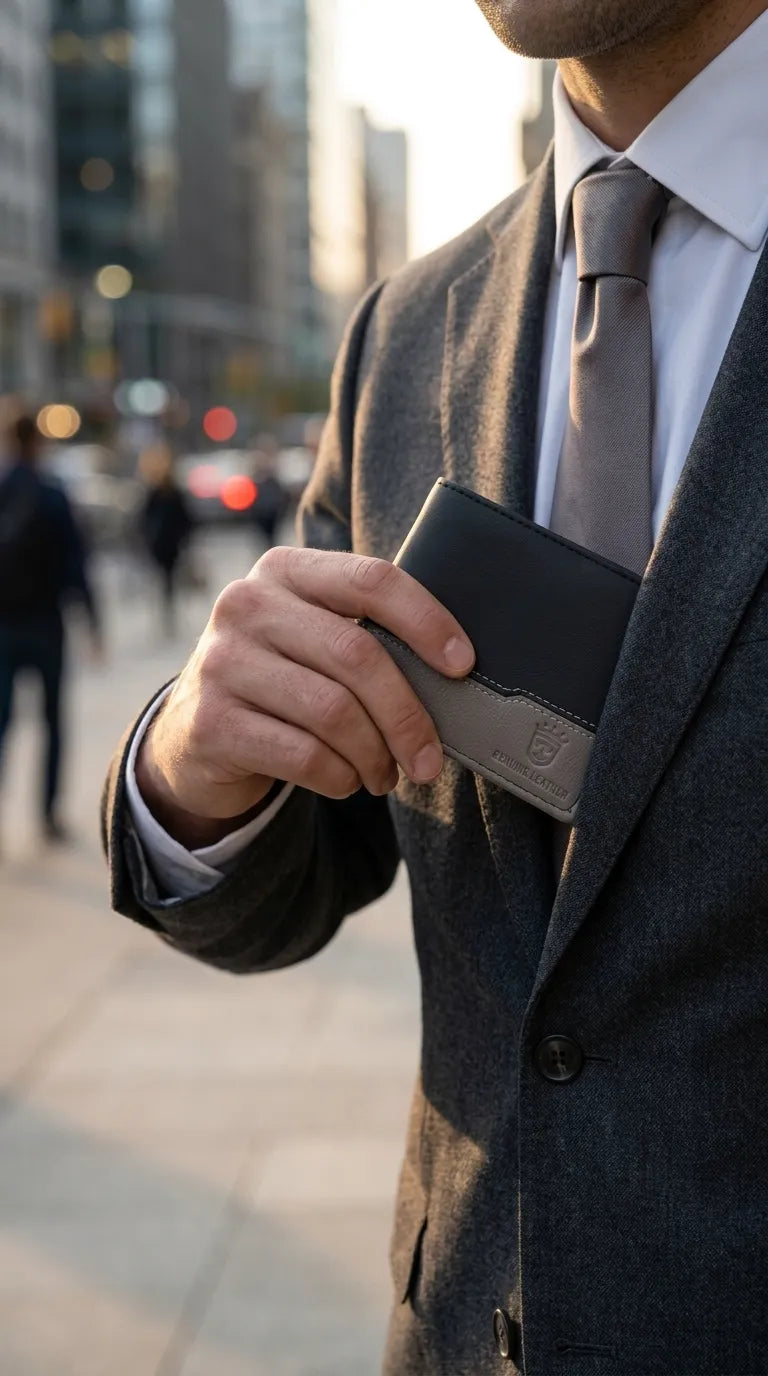 Casual Leather Wallet For Men P7411309