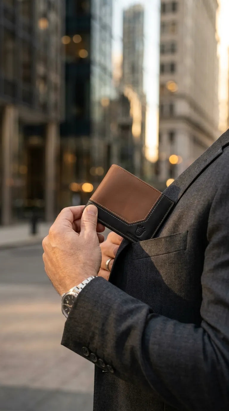Casual Leather Wallet For Men P7411506