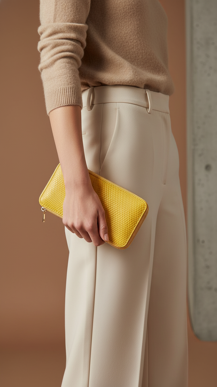 Yellow Casual Pouch P97501