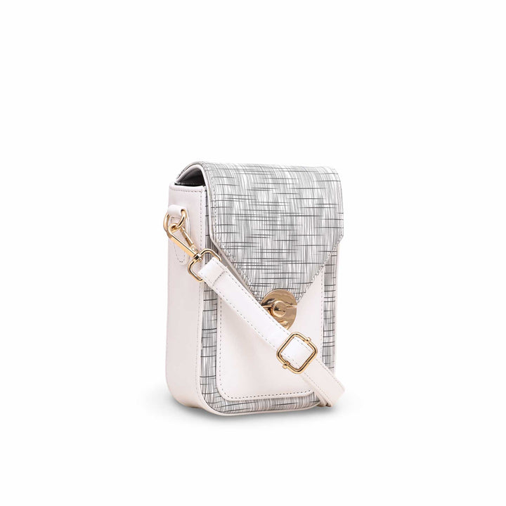 White Casual Pouch P97551