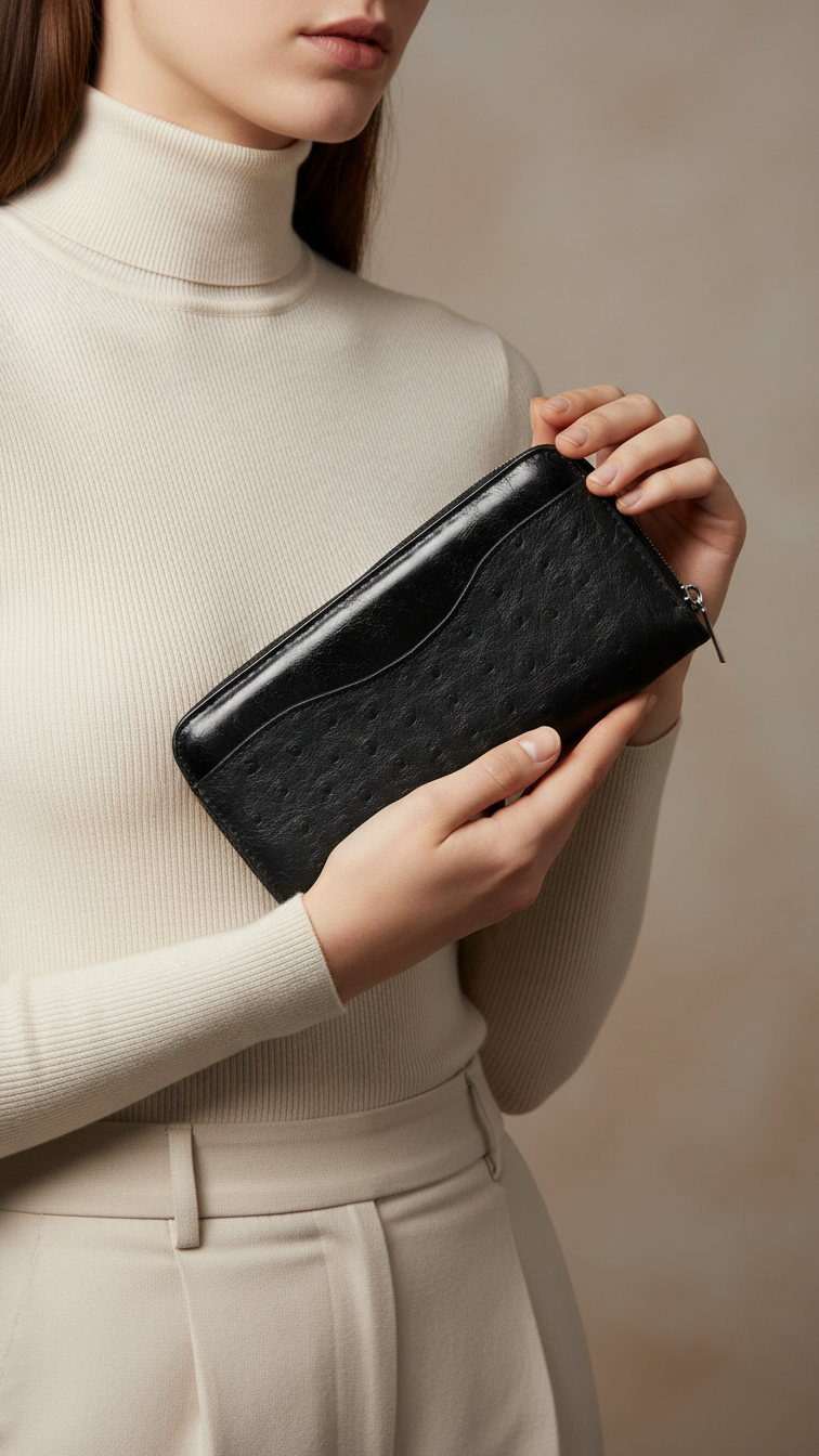 Black Casual Wallet P97571