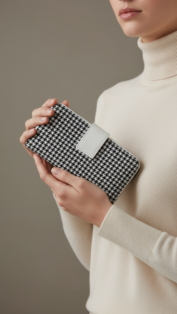White Casual Wallet P97587