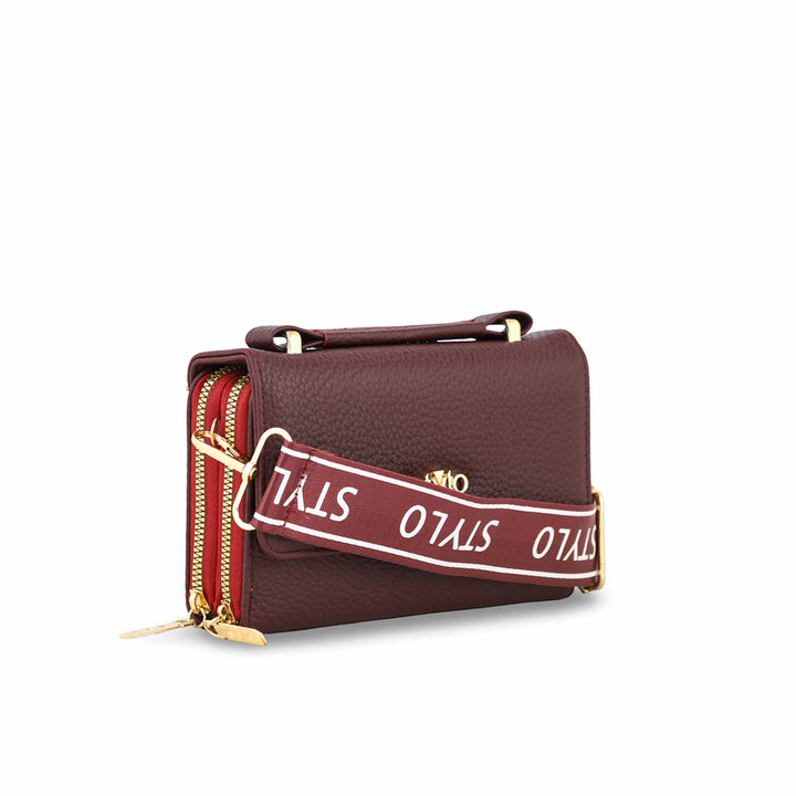Maroon Formal Pouch P97600