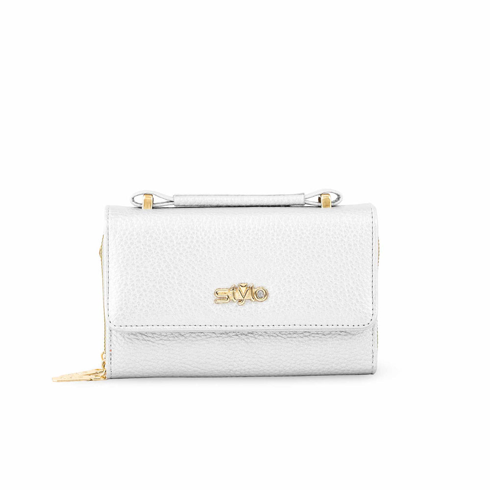 Silver Formal Pouch P97600