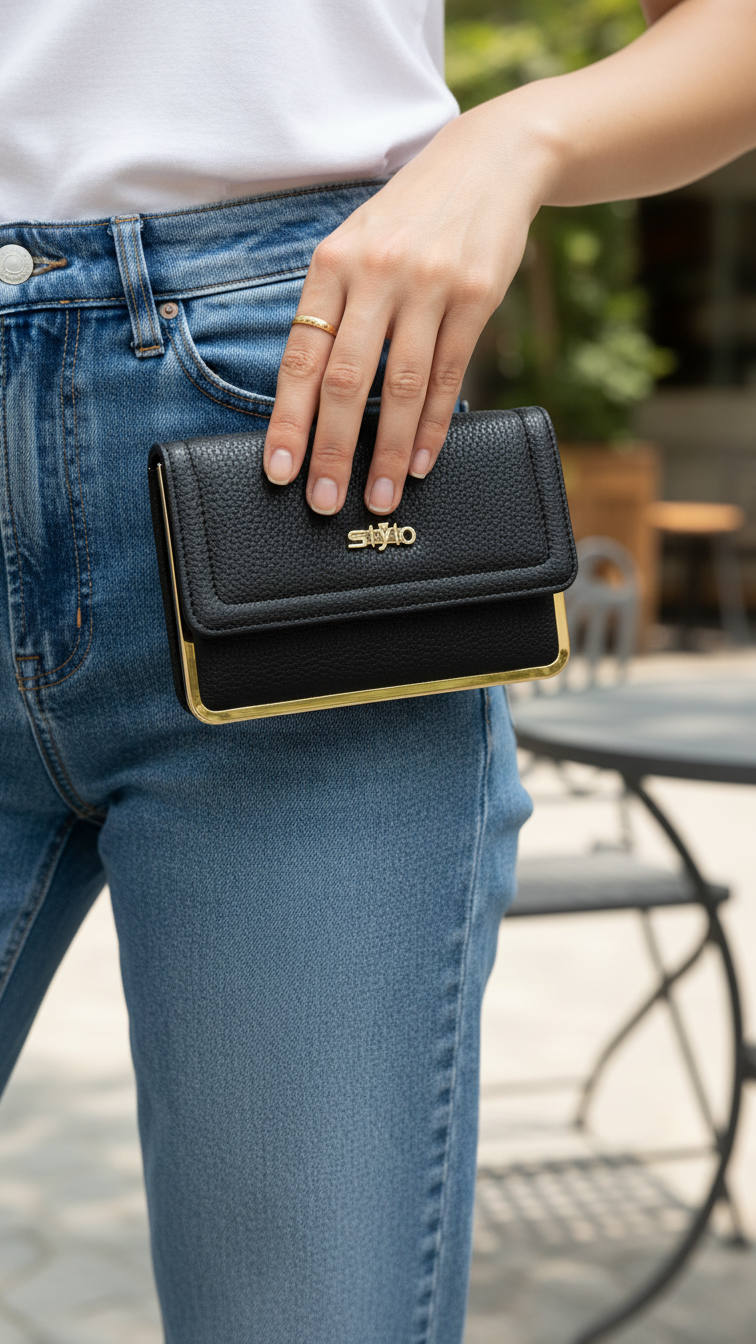 Black Formal Pouch P97602