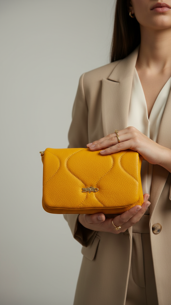 Yellow Formal Pouch P97605