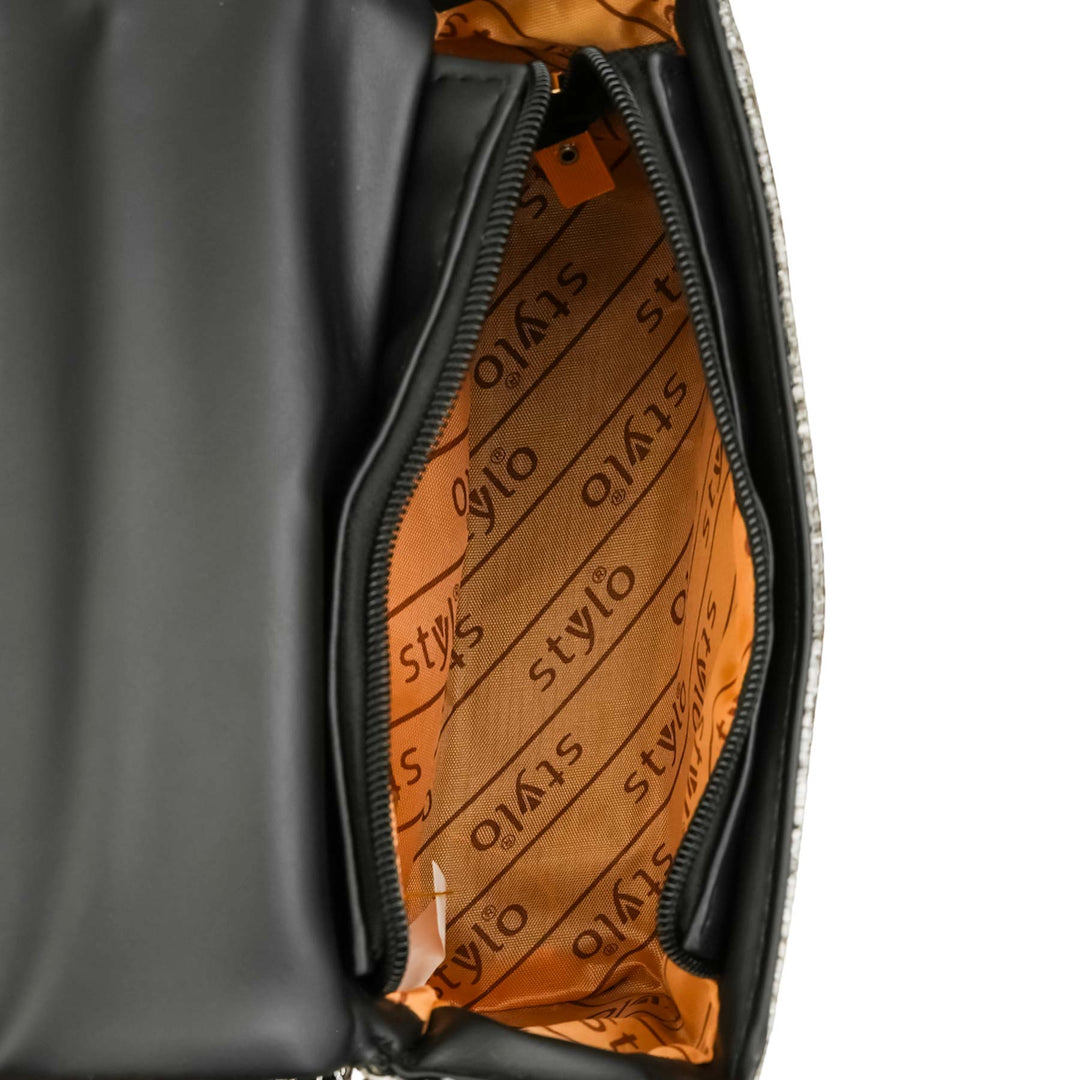 Black Casual Pouch For Women P97609