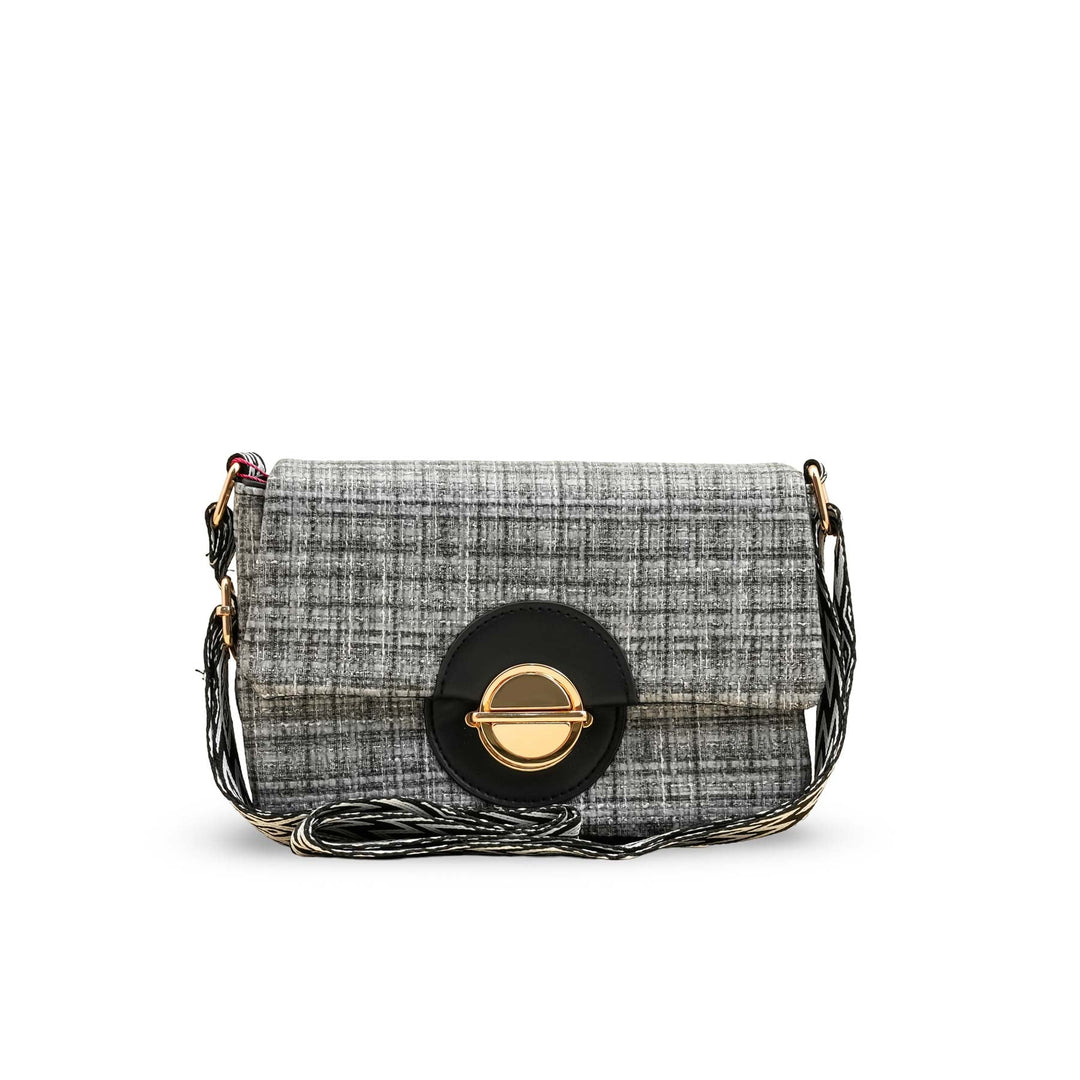 Black Casual Pouch For Women P97609