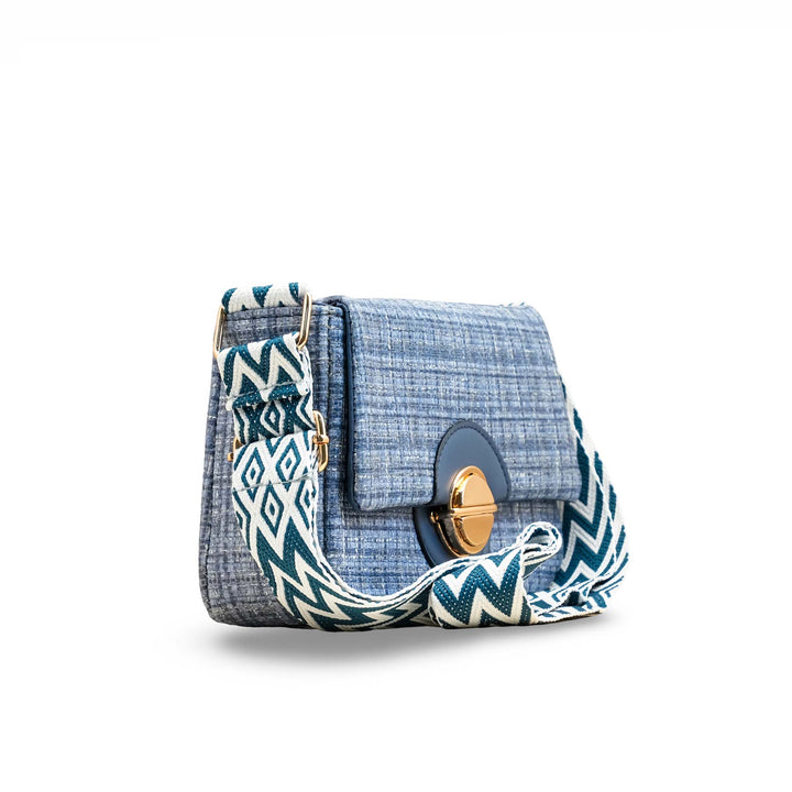 Blue Casual Pouch For Women P97609