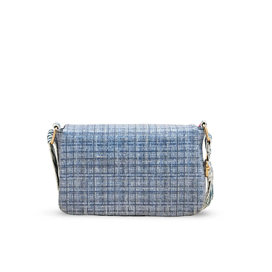 Blue Casual Pouch For Women P97609