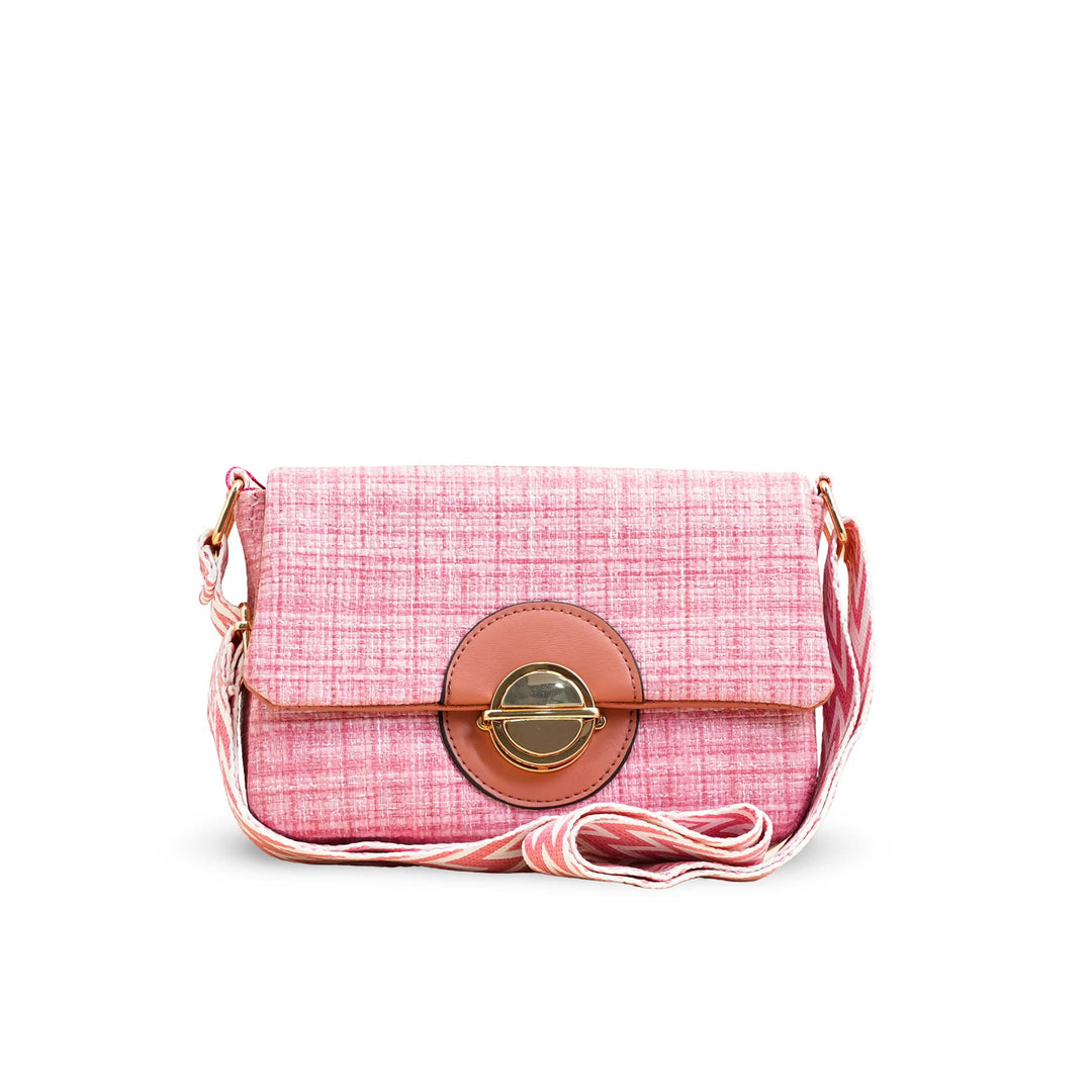 Pink Casual Pouch For Women P97609