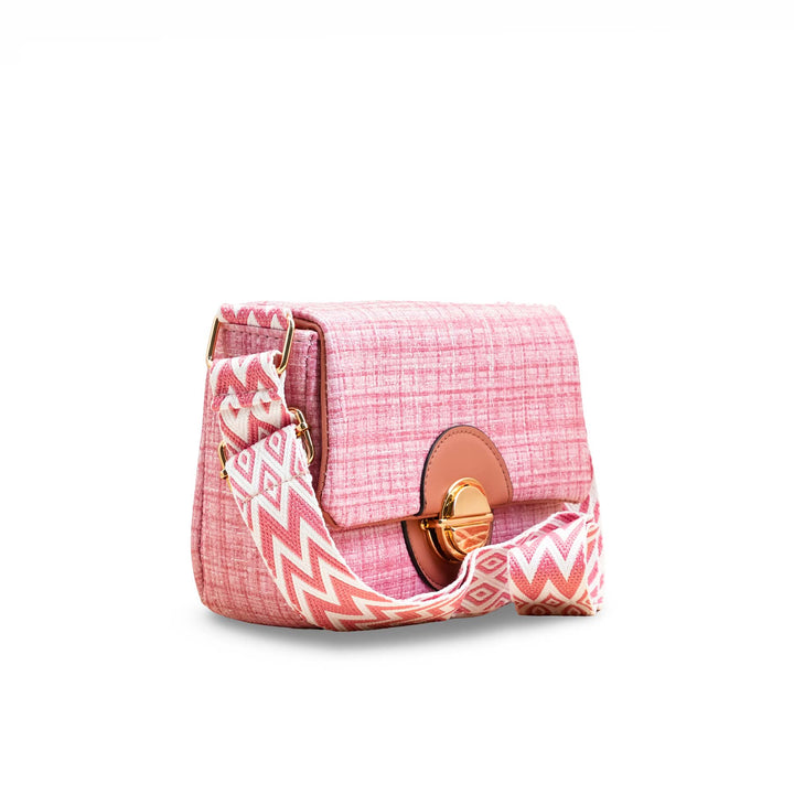 Pink Casual Pouch For Women P97609