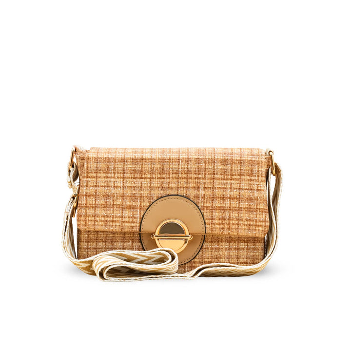 Khaki Casual Pouch For Women P97609