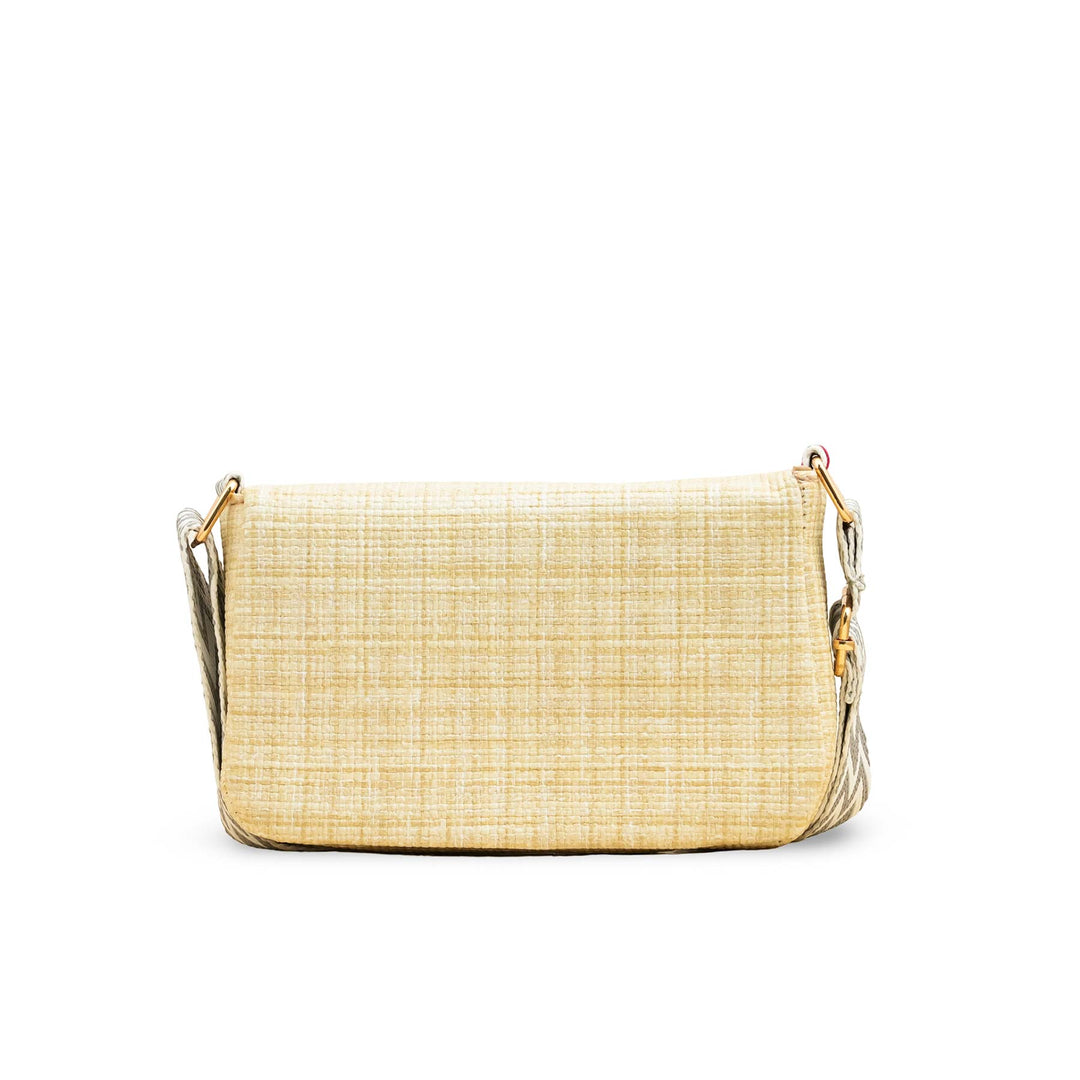 Beige Casual Pouch For Women P97609