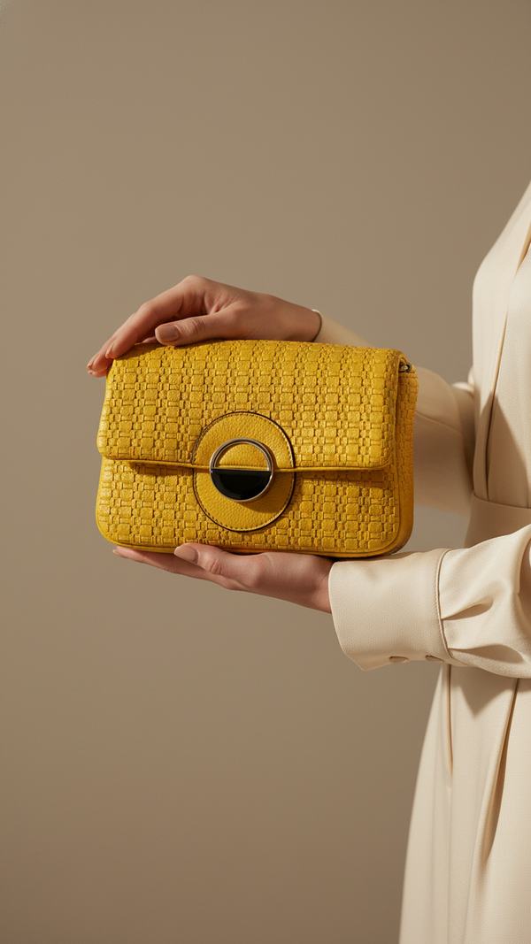 Yellow Formal Pouch P97610