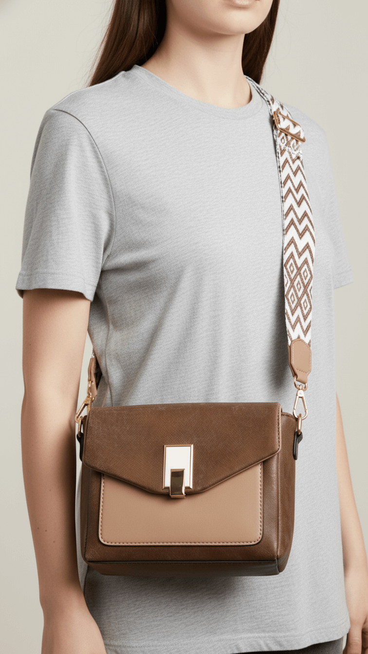 Coffee Casual Pouch For Women P97612