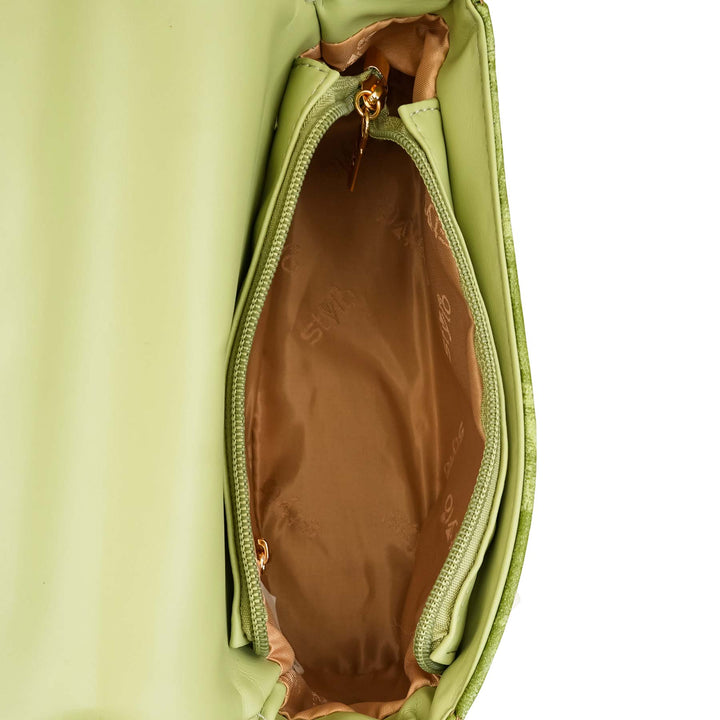 Green Casual Pouch For Women P97612