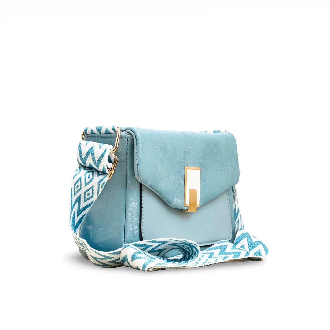 Blue Casual Pouch For Women P97612