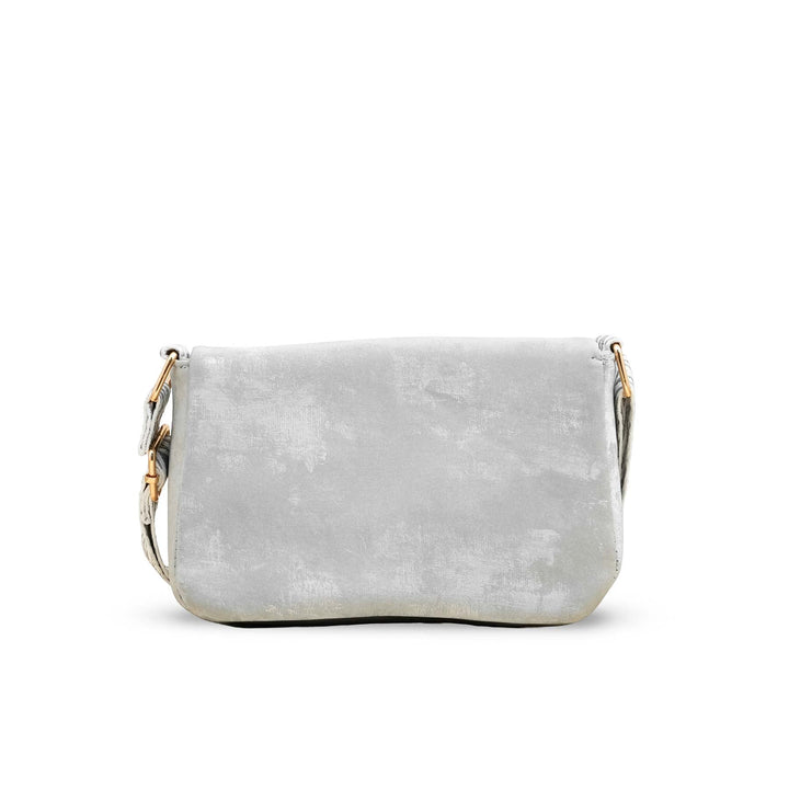 Silver Casual Pouch For Women P97612