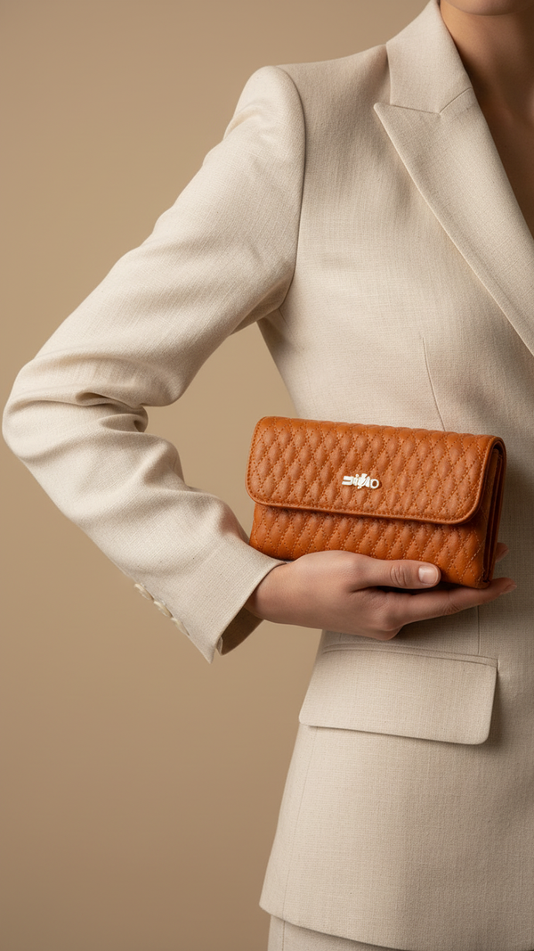 Brown Formal Pouch P97613