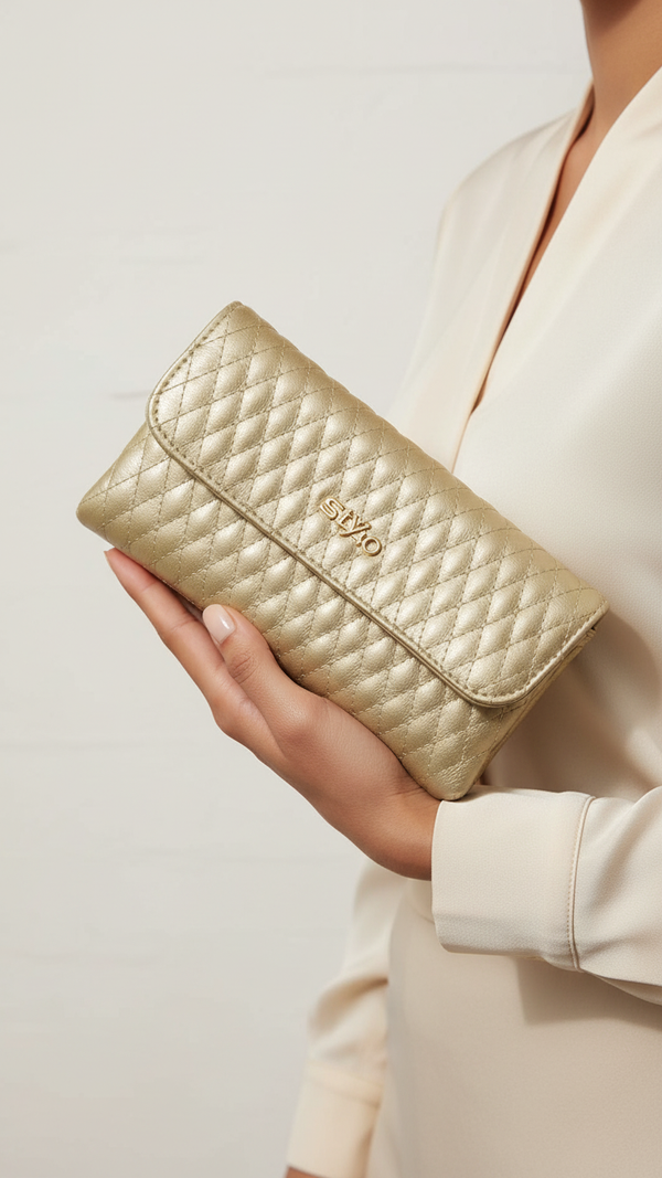 Golden Formal Pouch P97613