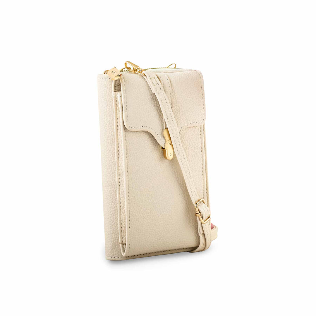 Beige Casual Pouch P97617