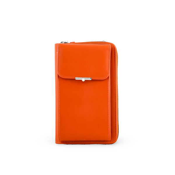 Brown Casual Pouch For Women P97620