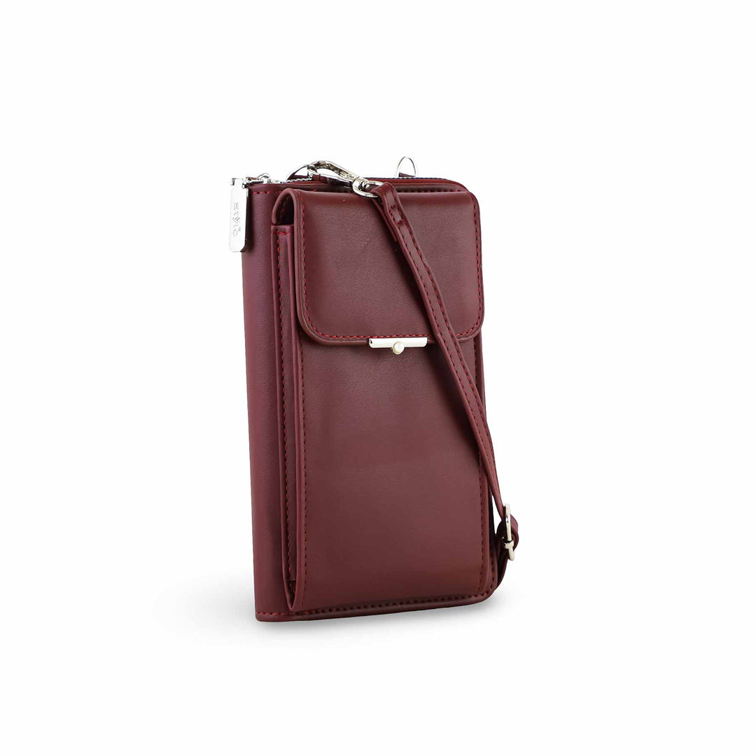 Red Casual Pouch For Women P97620