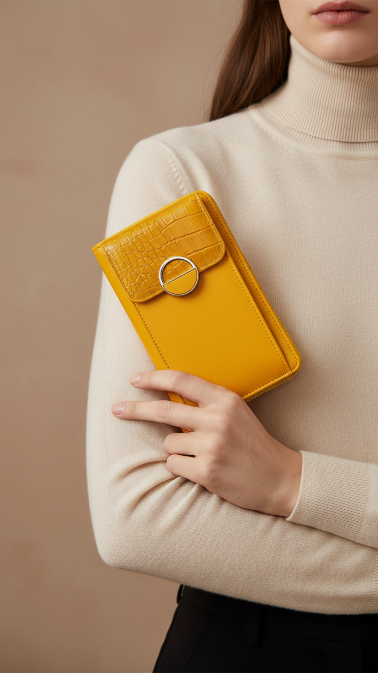 Yellow Casual Pouch P97621