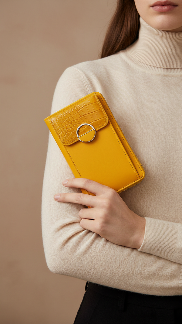 Yellow Casual Pouch P97621