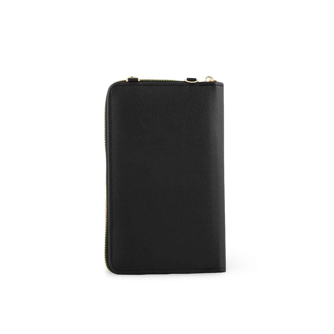 Black Casual Pouch For Ladies P97622