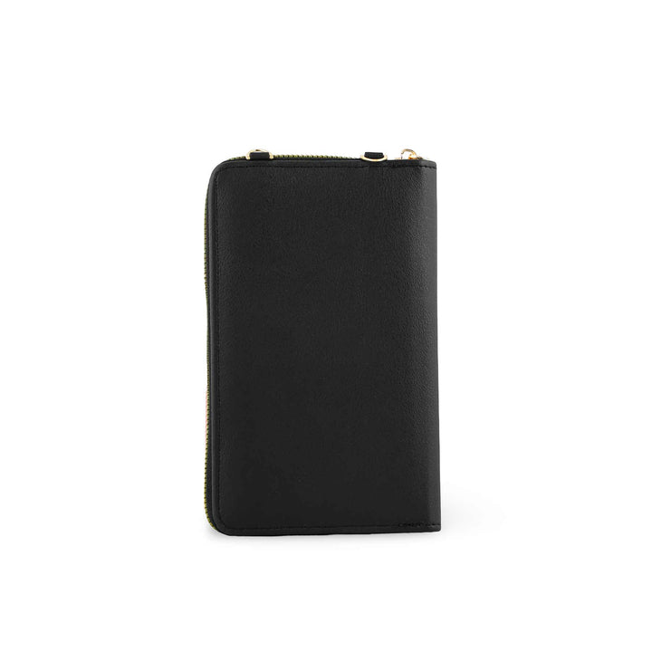 Black Casual Pouch For Ladies P97622