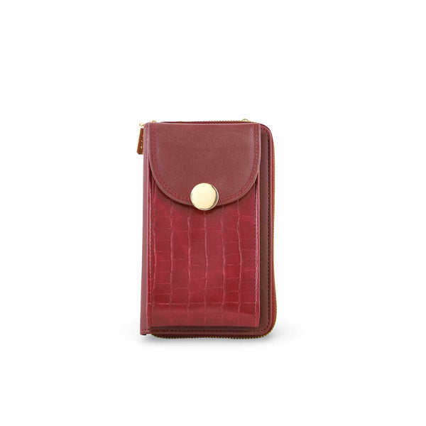 Red Casual Pouch For Ladies P97622
