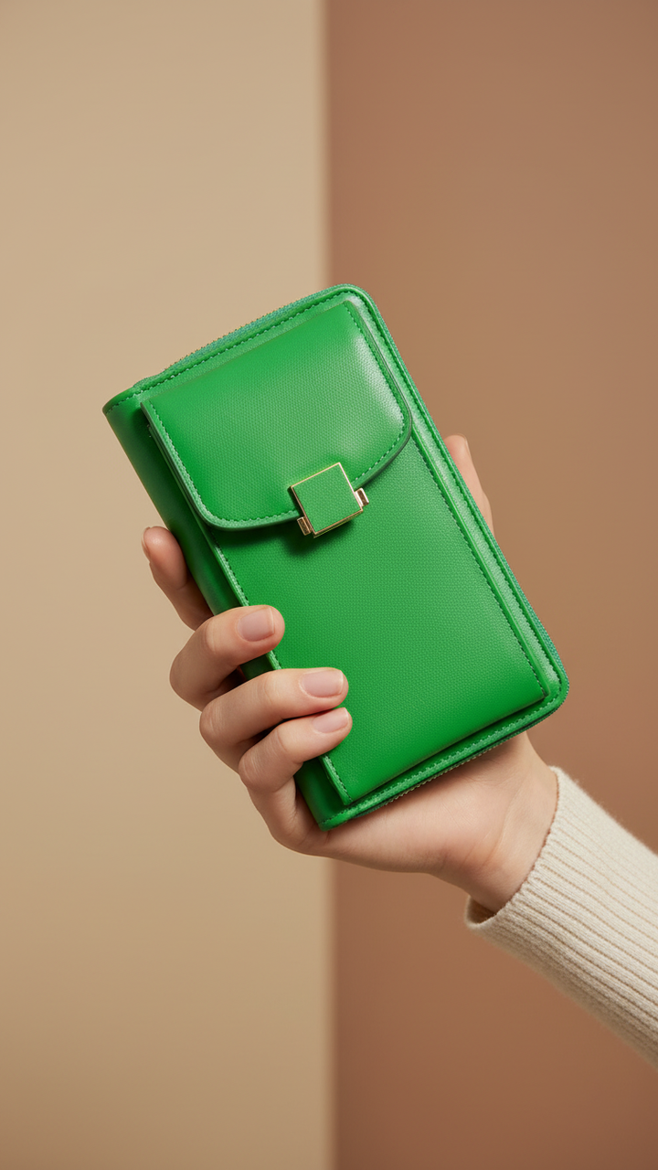 Green Casual Pouch P97631